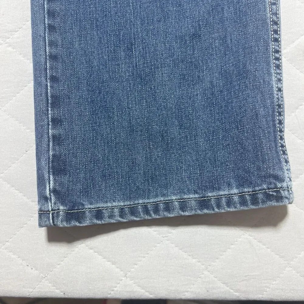 Wrangler Retro Jeans Mens 38x32 Slim Bootcut Stretch Dax Dark Wash Denim